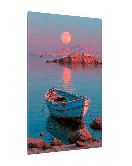 Moonlit Harbor Serenity
