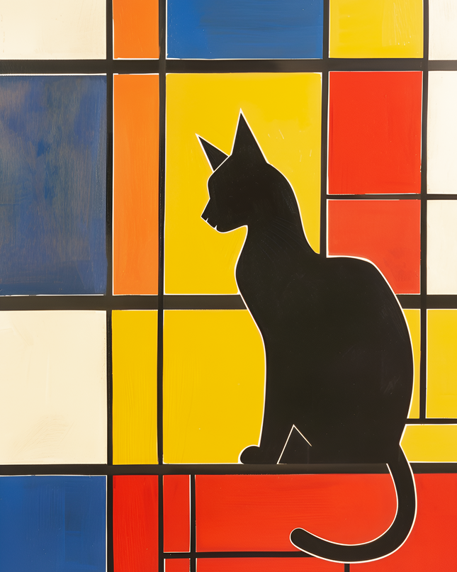 Modern Cat Silhouette