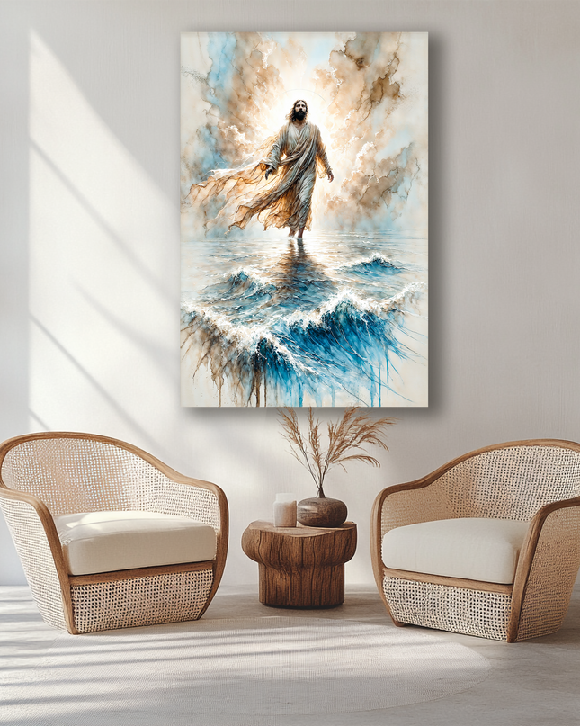 Divine Steps on the Sea