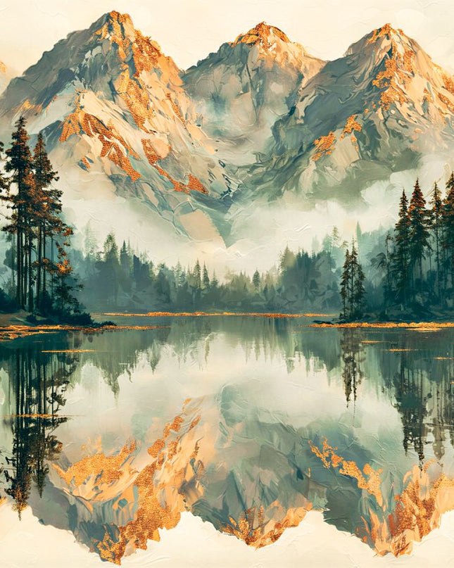 Golden Reflection Peaks