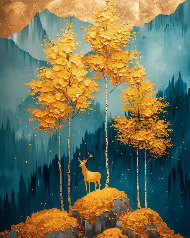 Stag in Autumn Glory