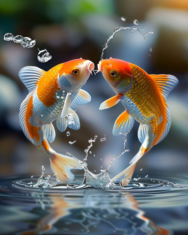 Leaping Koi Harmony