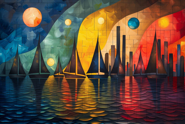 Sailing Through Colors