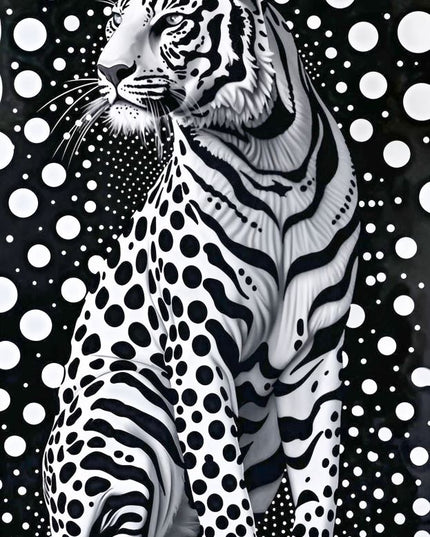 Monochrome Optical Illusion