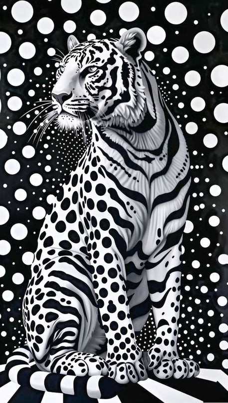 Monochrome Optical Illusion