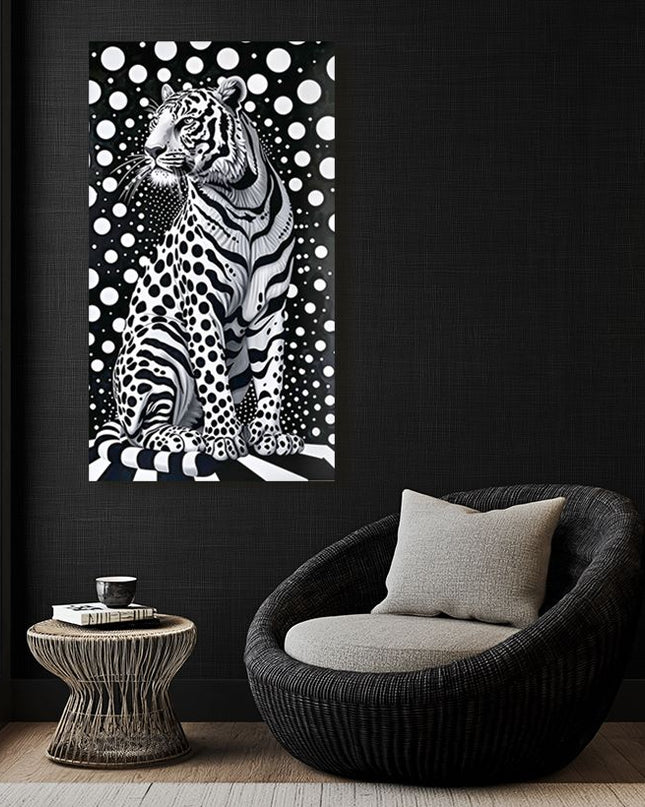 Monochrome Optical Illusion