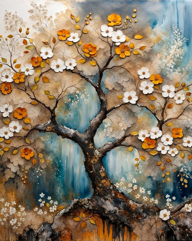 Golden Blossom Serenity