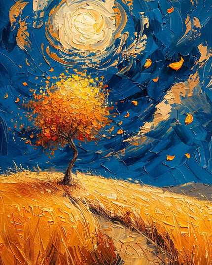 Golden Whirlwind of Autumn Dreams