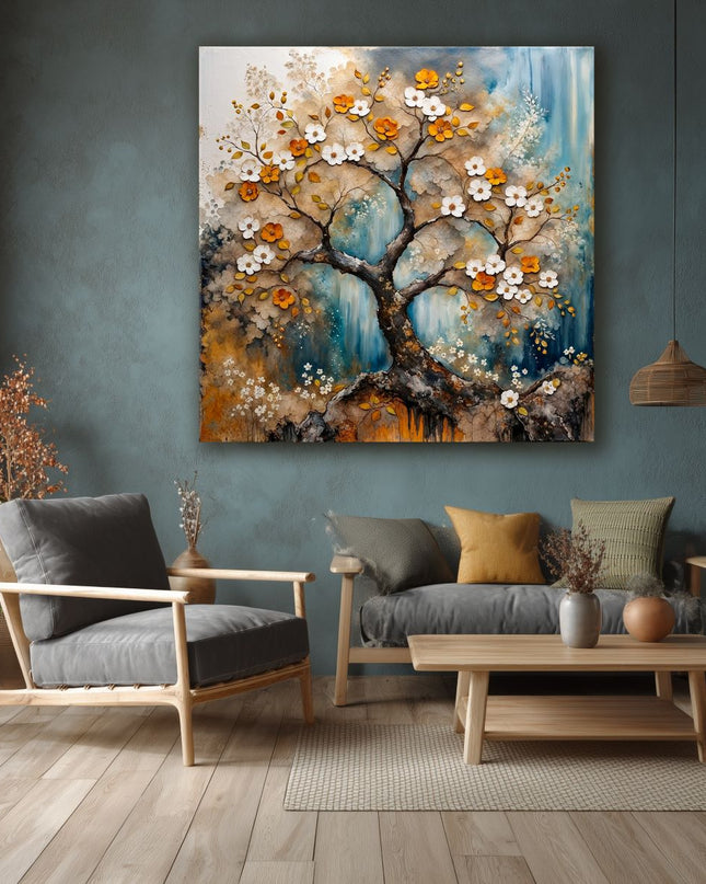 Golden Blossom Serenity