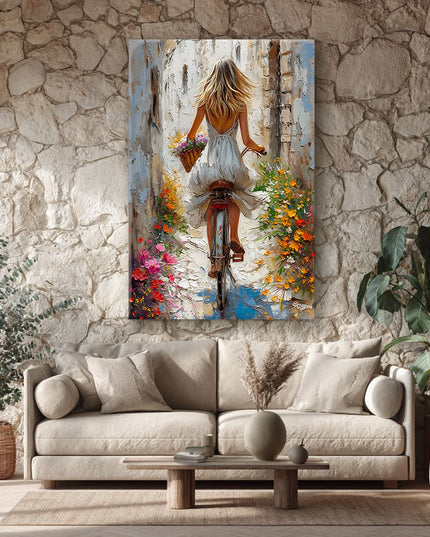 Breezy Ride Through Blooming Streets