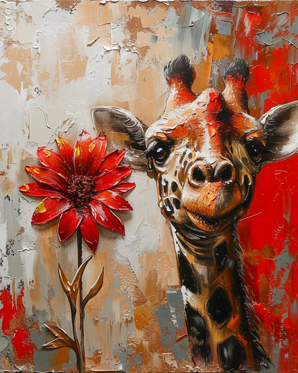 Scarlet Bloom Giraffe
