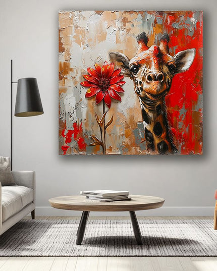 Scarlet Bloom Giraffe