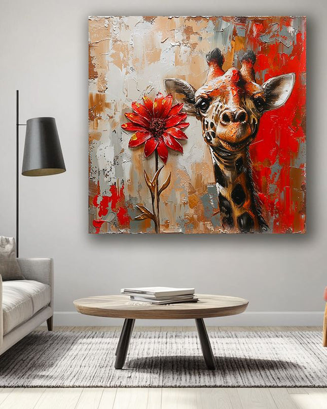 Scarlet Bloom Giraffe