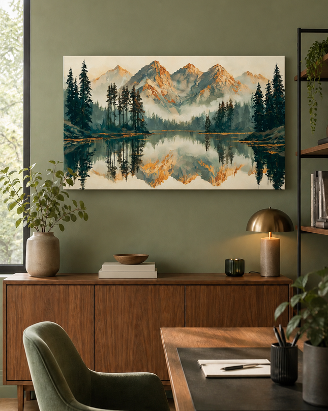 Golden Reflection Peaks